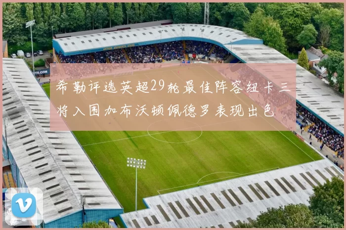 希勒评选英超29轮最佳阵容纽卡三将入围加布沃顿佩德罗表现出色