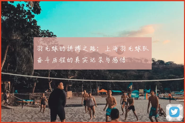 羽毛球的拼搏之路:上海羽毛球队奋斗历程的真实记录与感悟